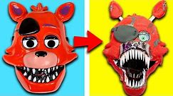 Repainting Cheap Chica & Foxy FNAF Masks