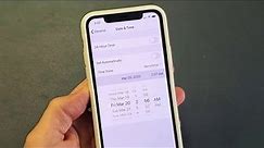 All iPhone iOS 13+ : How to Set Date & Time (Set Automatically or Manually)