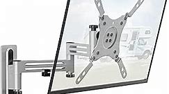 WALI RV TV Mount, Lockable TV Wall Mount for Camper Trailer Motor Home, Full Motion Anti-Vibration Arm for 13-43 inch LED, LCD Flat Screens and Monitors, up to 33lbs (1343LK)