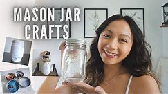 EASY Mason Jar Crafts | DIY
