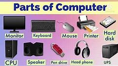 parts of computer with images || 30 parts of computer with pictures || learn computer parts name