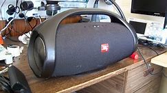 How to open a JBL boombox, oh and the actual problem.