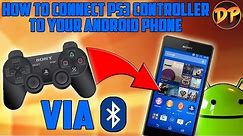 How To Connect A PS3 Controller To Android (via Bluetooth)