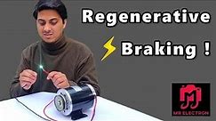 What's Regenerative Braking ? DIY 24V DC Motor to 500W Generator 26 Amps