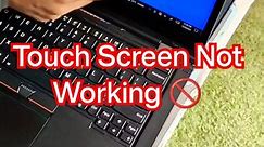 Touchscreen Not Working - Lenovo ThinkPad Laptop Touch Repair @maclapitcare