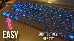 Laptop Keyboard Back Light Turn On/Of Shortcut Key (Very Easy)⚡Enable / Disable Keyboard Backlit 🔥