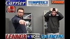 Air conditioner and heat pump review . Lennox, Trane, Carrier, Daikin, Tempstar, Rheem and York