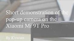 Xiaomi Mi 9T Pro | Camera pop-up demonstration