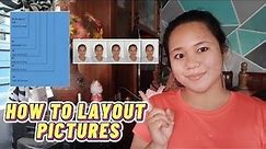 HOW TO LAYOUT WALLET SIZE,3R,4R,5R,6R,8R AND PASSPORT SIZE PICTURE