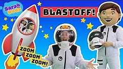 Zoom zoom zoom We're going to the moon | Sarah and Ooda | Learn to count | Toddler Learning Videos