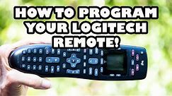 Setup and Program Logitech Remote Control to ANY Device!