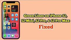 How To Fix Green Lines on iPhone 12, 12 Mini, 12 Pro, 12 Pro Max After iOS 16 Update - Fixed 2022