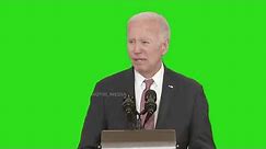 Biden, It’s hard to concede when they lose and he is a loser - Green screen