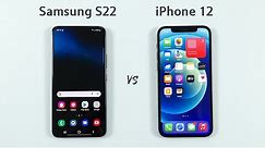 Samsung S22 vs iPhone 12 | SPEED TEST