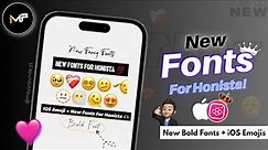 How To Get NEW iOS Fonts In Honista 🔥| Honista V7 iOS Fonts