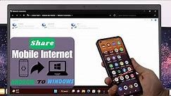 How to Share Internet From Android Phone to Windows via USB Tethering!