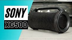 Sony XG500 Bluetooth Boombox Overview