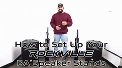 How to Set Up Your PA Speaker Stands