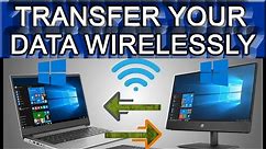 Connect Two Computers Wirelessly || Wireless LAN || Transfer Data Between Two Laptops Wirelessly