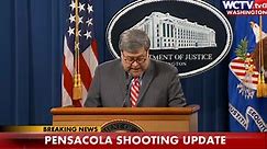 Department of Justice press conference on Pensacola naval base shooting 5/18/20