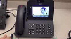 8945 Cisco IP phone tutorial