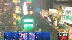 2010 NEW YEARS EVE Countdown at TIMES SQUARE, CNN Live