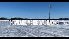 First Snowmobile Ice Oval Race 2024