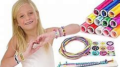 IQKidz Friendship Bracelet Making Kit - Make Bracelets Craft Toys for Girls Age 8-12 yrs, Cool Birthday Gifts for 7, 9, 10, 11 Years Old Kids, Christmas Gift Set