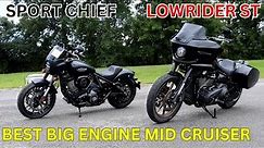 Harley Lowrider ST vs Indian Sport Chief! There's A Clear Winner