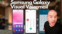 Samsung Galaxy Visual Voicemail How to Setup and Use