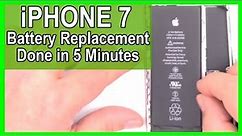 iPhone 7 Battery Repair & Replacement done in 5 minutes