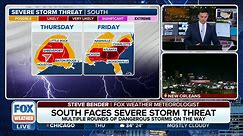 South faces severe storm threat
