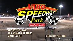 Vado Speedway Park 8/10/19 305 Winged Sprints