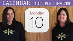 iPhone / iPad Calendar - Multiple Calendars & Invitations