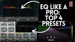 EQ Presets for Film & TV Audio Mixing: My Top 4 EQ Presets Revealed