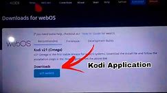 Kodi Webos TV In LG smart TV||