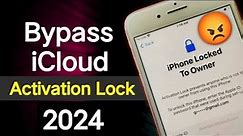 How To Unlock Every iCloud iPhone Locked To Owner || iCloud Activation Lock Bypass 2024 || iOS Lock