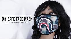 DIY Bape Face Mask