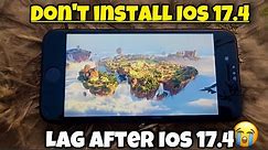 Don’t install IOS 17.4.1😣 In iPhone Se 2020 | iPhone SE 2020 PUBG Test & Review 2024 | Heatup Issue🔥