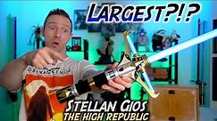 The Largest Galaxy's Edge Lightsaber Yet?! Stellan Gios Legacy Lightsaber!