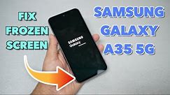Samsung Galaxy A35 How to fix frozen, Black screen, (force Restart)