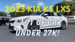 2023 Kia K5 LXS - A lot for under 27k!