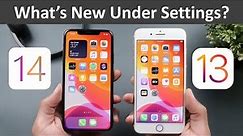 iOS 14 vs iOS 13 – What’s New Under Settings? (Hidden Features)