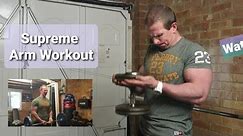 Heavy Arm Session - Garage Gym Workout