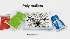 Custom poly mailers | Free shipping | Sticker Mule