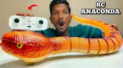 RC Big Anaconda Fastest Snake Prank Gadgets Unboxing & Testing - Chatpat toy tv