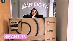 UNBOXING TV PHILIPS AMBILIGTH 55PUG7906/78