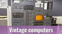 Display of vintage computers