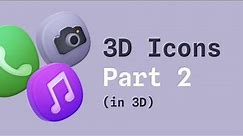 Designing 3D Icons with Spline - Part 2 (End)