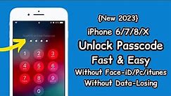 Fast Unlock Forgot iPhone 6/7/8/X Passcode Without Computer & Data Losing ! Unlock Locked iPhone